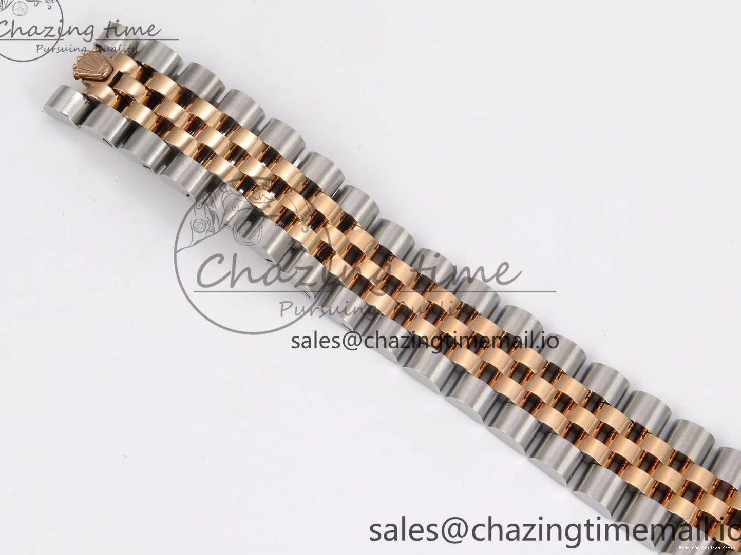 AAA Replica Watches GMF Bracelet SS on Jubilee Dimonds 278381RBR Supportive 1:1 Best 1166 Edition Brown 31 A DateJust Steel 904L RG Dial 0121